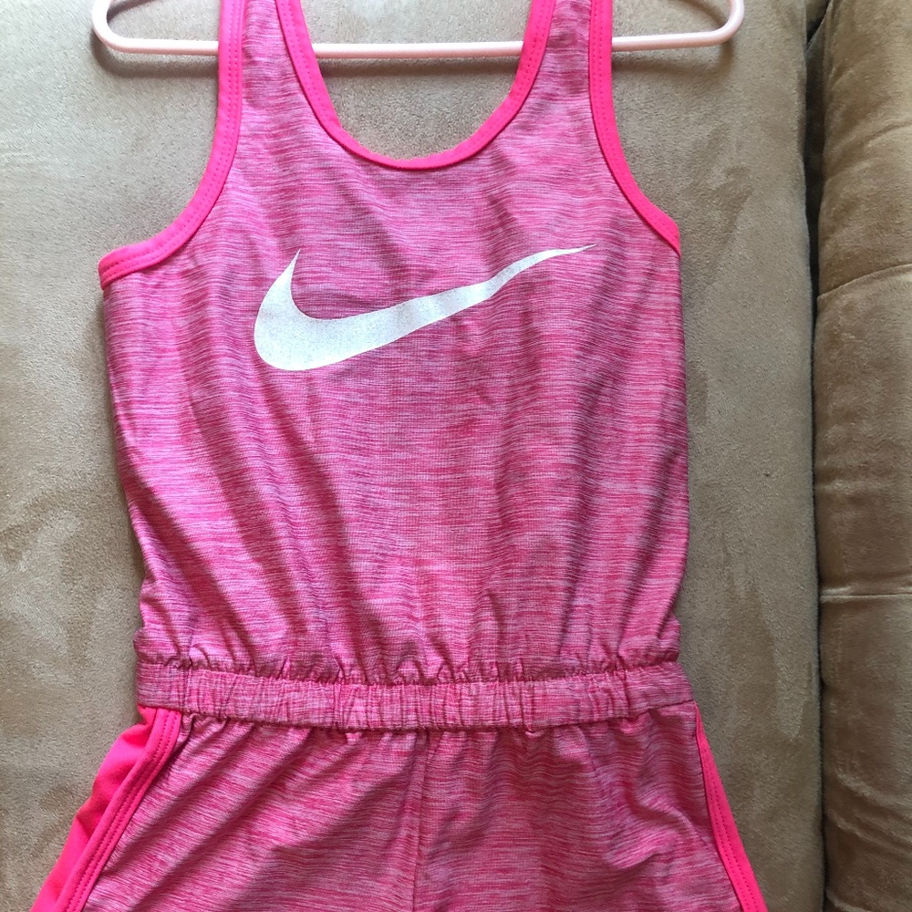 Nike Pink Romper - Girls